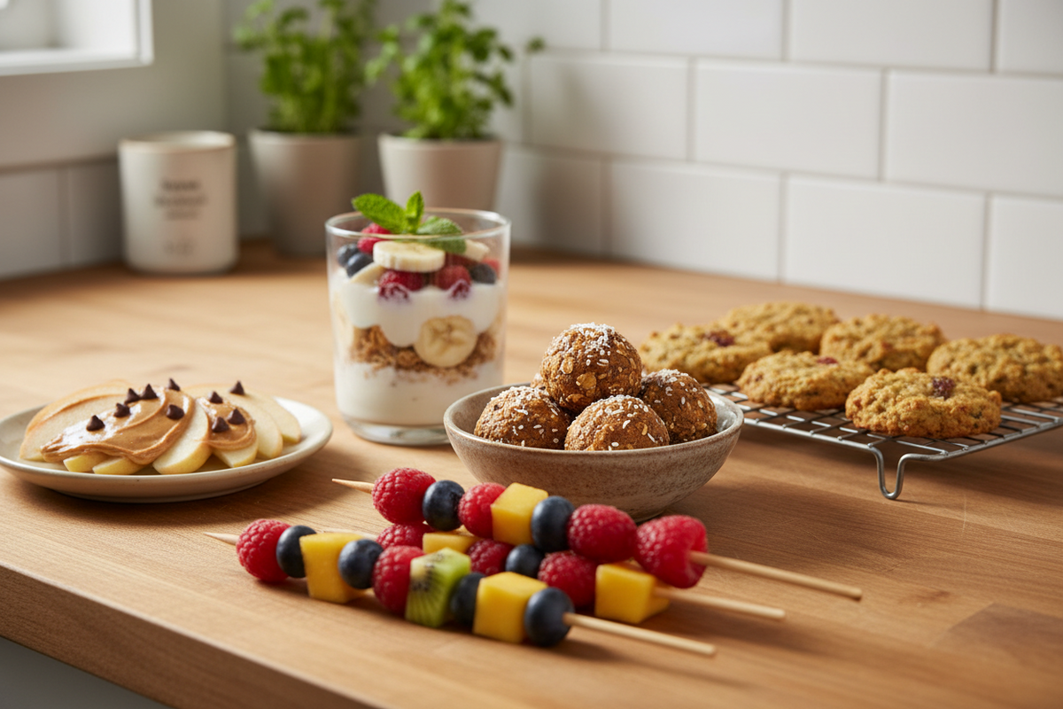 Schnelle süße Snacks ohne Zucker