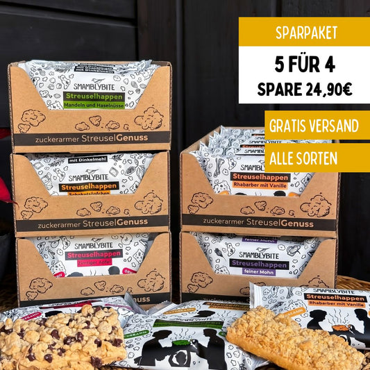 Streuselhappen Sparpaket (60 Stk.)