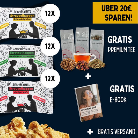 Streuselhappen Genießer-Box (Sparpaket)
