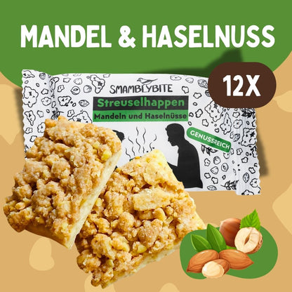 12x Streuselhappen Mandel & Haselnuss