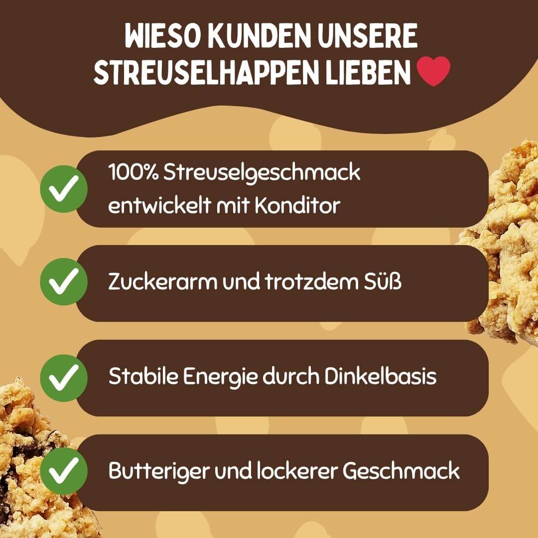12er Box Streuselhappen zimtiger Apfel