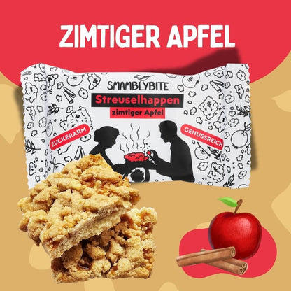 12er Box Streuselhappen zimtiger Apfel